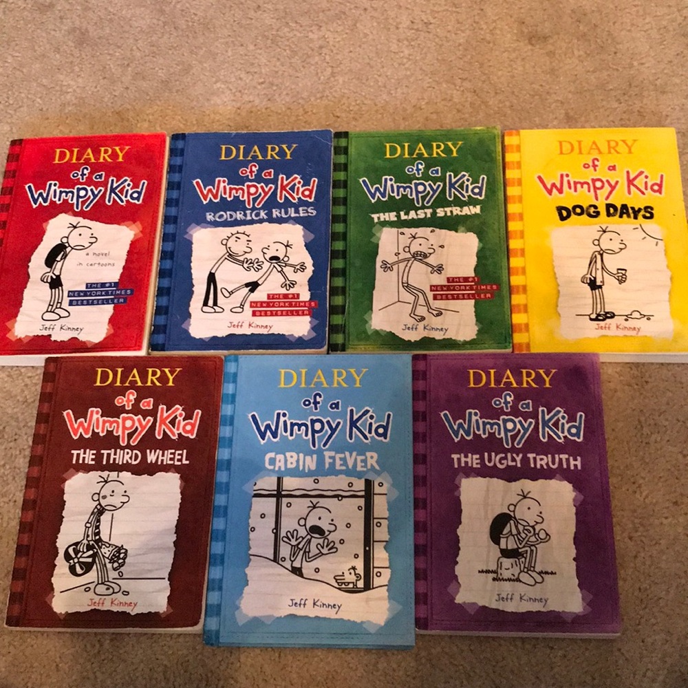 Diary of a wimpy kid book series